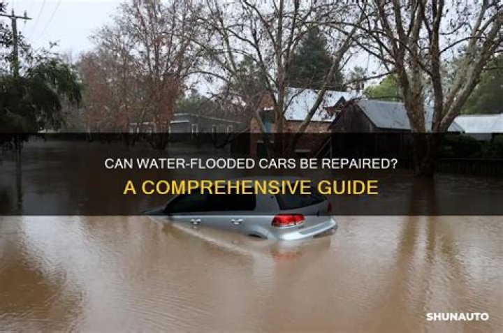 Are flooded vehicles repairable?