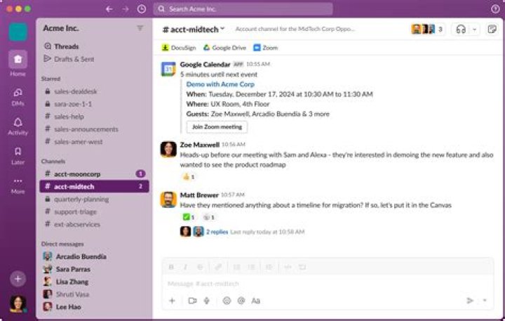 Can slack administrator see private messages?