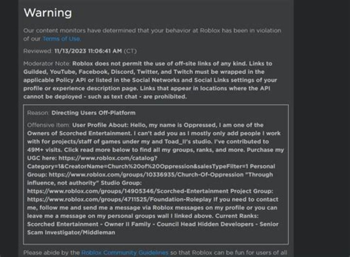 Can you scamming in roblox?