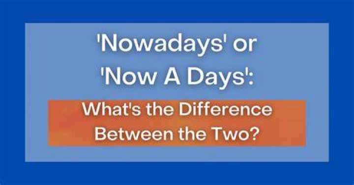 How do you write now a days?