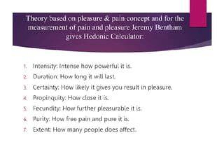 How does bentham measure pleasure?