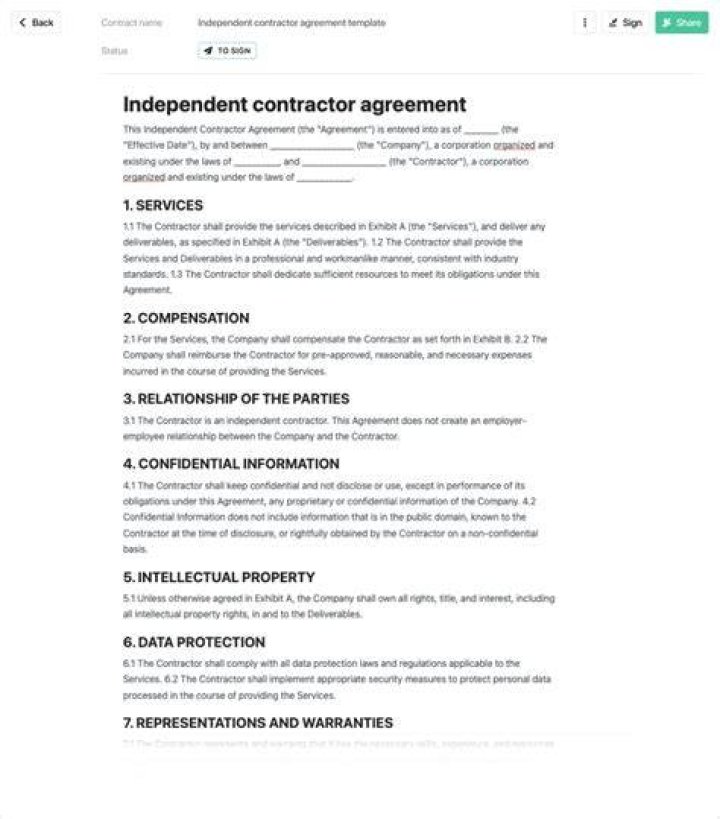 How to be a self contractor?