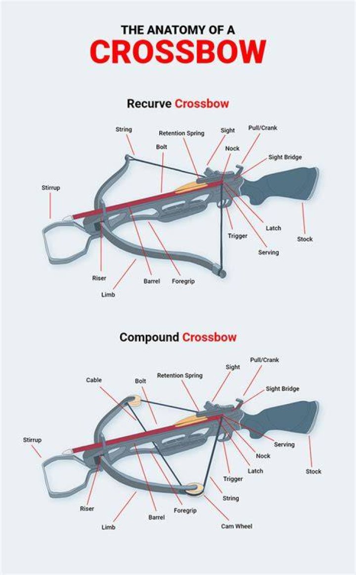 What does a crossbow shoot?