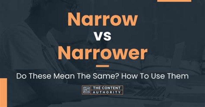 What does narrower term mean?