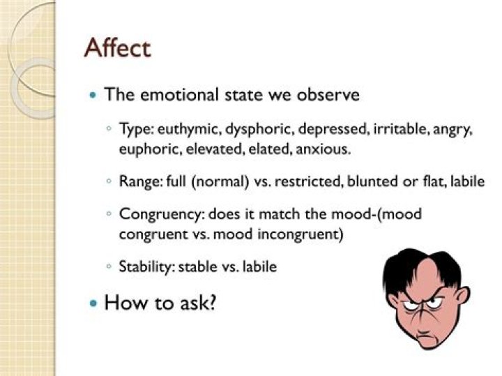 What is elated affect?
