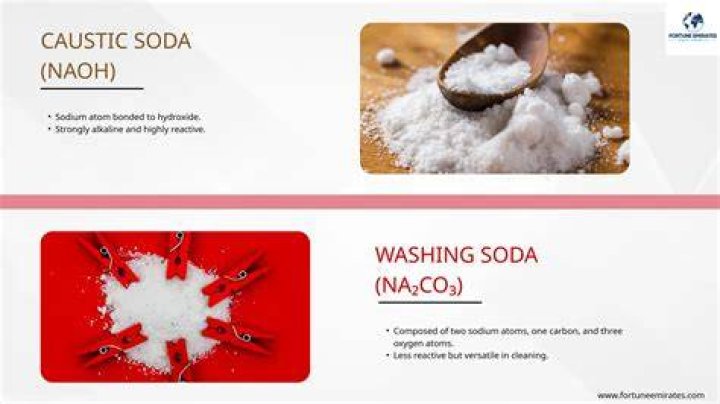 What is the difference between caustic soda and caustic potash?