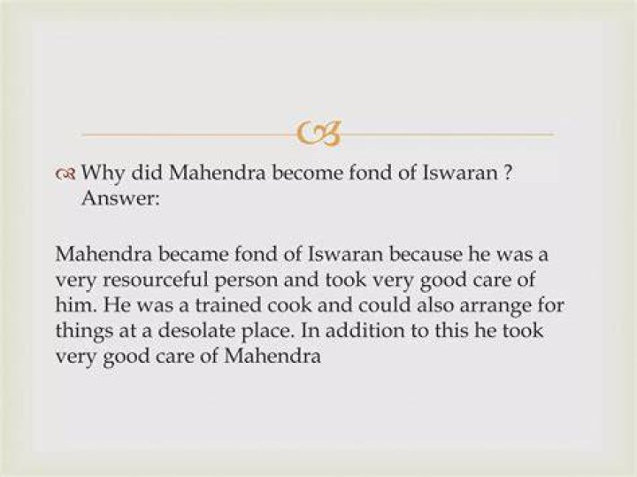 What was iswaran fond of reading?