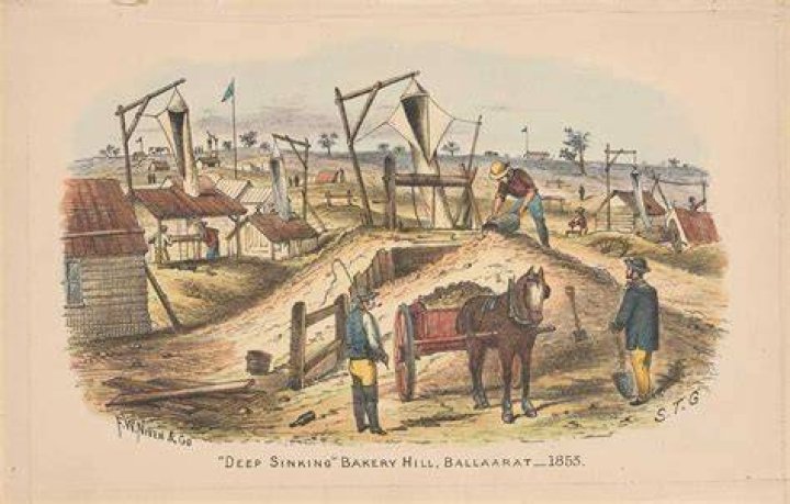 When was the ballarat gold rush?