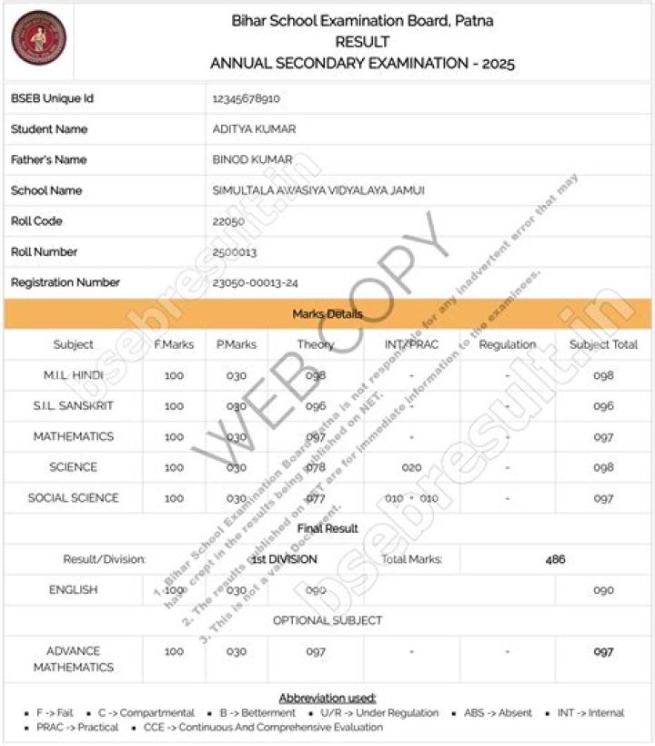 Which date matric result announced 2020?