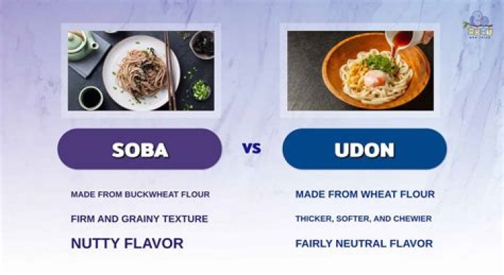 Which is healthier udon or soba?
